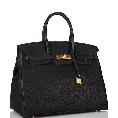 hermes birkin 35 togo leather black|hermes 35cm birkin bag.